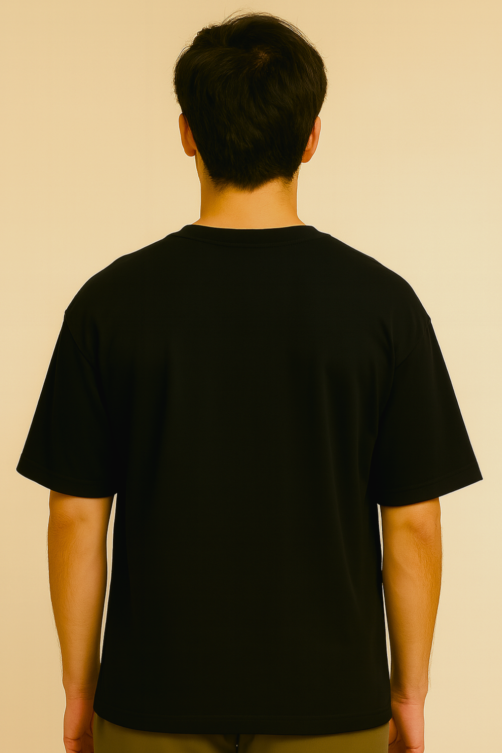 🖤 Black Oversized Graphic T-Shirt – Minimal Streetwear Vibes