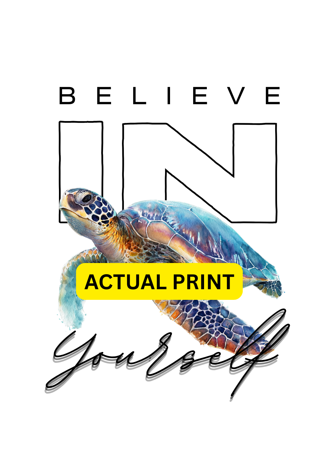 Motivational Sea Turtle Tee