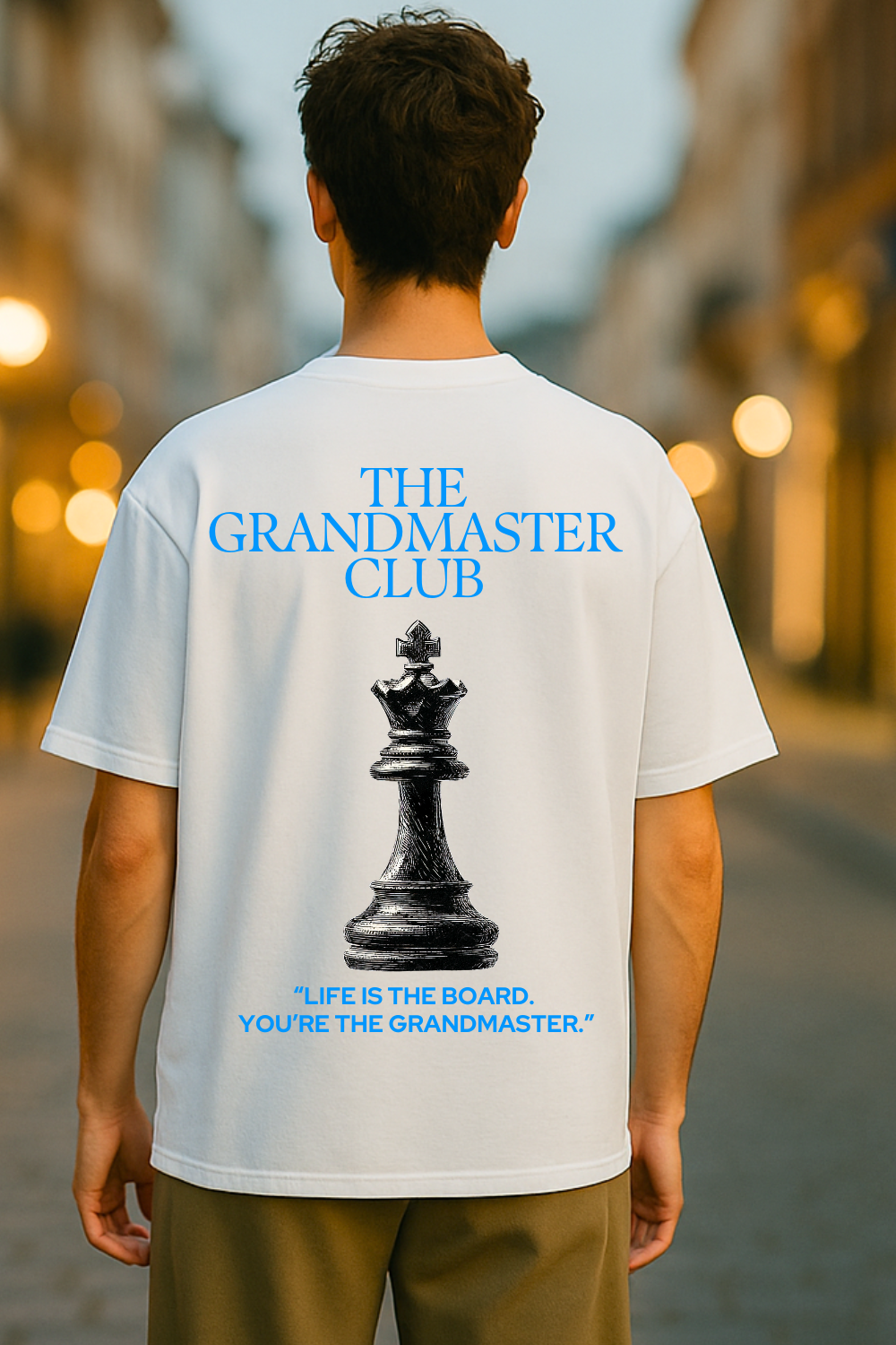 The Grandmaster Club Oversized Tee – White