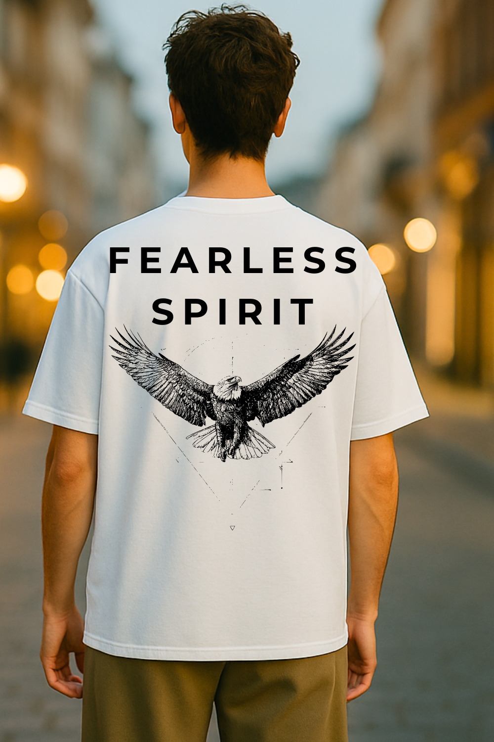 Bold Eagle Oversized Tee